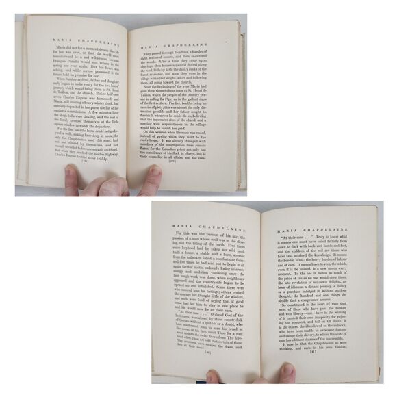 Maria Chapdelaine : A Tale of the Lake St John Country by Louis Hemon 1927 Book - Picture 10 of 10